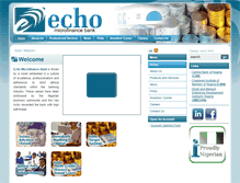 Tablet Screenshot of echomicrofinancebank.com